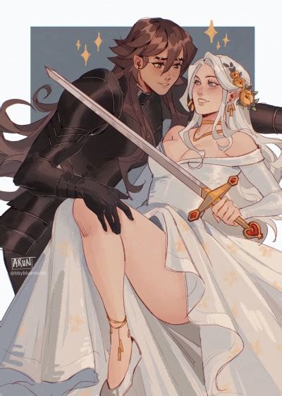 More Lesbian Fairytale Illustrations I Did For My Tumbex