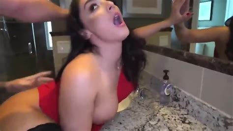 CATCHING MY SEXY AMATEUR WIFE FUCK ANOTHER MAN IN OUR BATHROOM Sexy Ebony