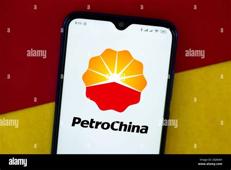In This Photo Illustration A Petrochina Logo Seen Displayed On A