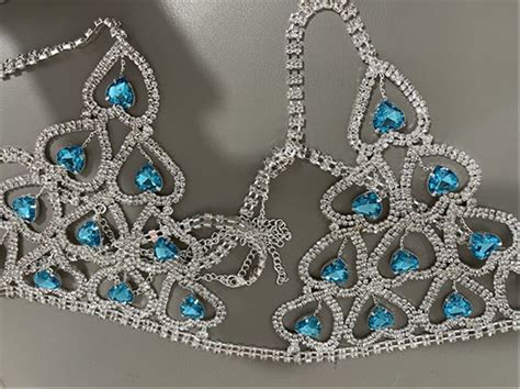 Conjunto Erotico Em Strass Lingerie Sexy Fio Dental Cristais Frete Gr Tis