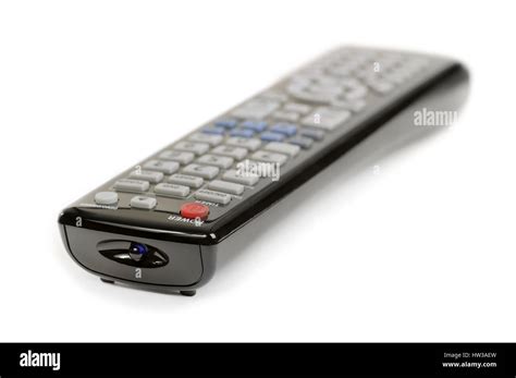 black remote control isolated stock photo alamy