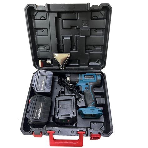 V Lithium Battery Powered Cordless Heat Gun Shrink Wrapping Tool Hot Air Gun Air Dryer