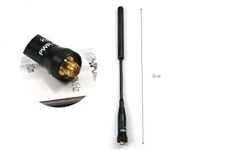 PWR SRH 20 SMAF Dual Band Antenna 21 Cm FLEXIBLE SMA Female Connector