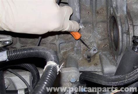 Pelican Parts Technical Article - BMW-X3 - N52 Engine Crankshaft Sensor Replacement
