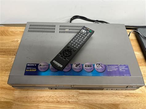 Sony Slv D P Dvd Vcr Combo Player Vhs Recorder W Remote Tested