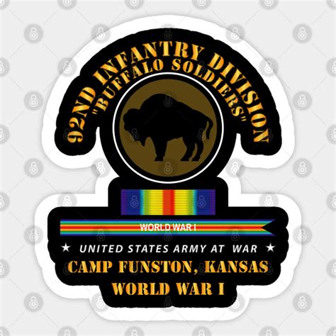 92nd Infantry Division - Buffalo Soldiers - Camp Funston Ks - WWI ...