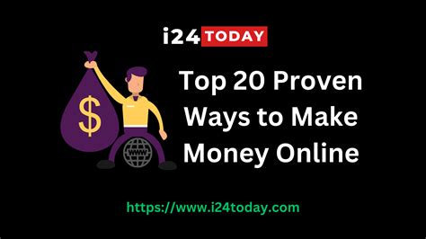 Top 20 Proven Ways to Make Money Online