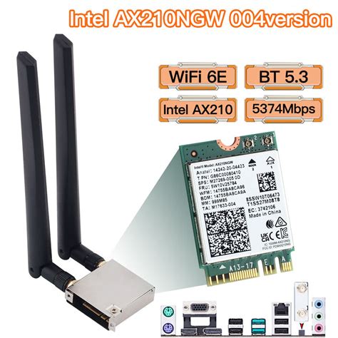 Asus Motherboard Wi Fi Go Ngff M2 With Wifi 6e Ax210 Wifi Card 6db