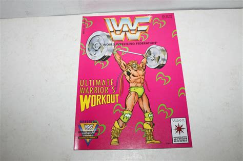 WWF Ultimate Warrior's Workout Comic Action Book 1991 Rare Valiant Illustrated | #4546018258