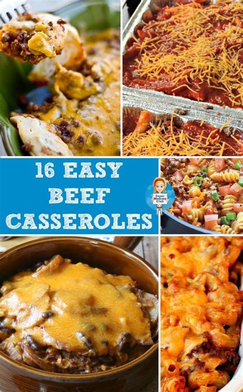 22 Easy Ground Beef Casserole Recipes For Budget Friendly Midweek Meals Beef Casserole Recipes