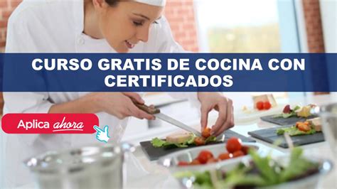 Curso Gratis De Cocina Con Certificado TriSabio