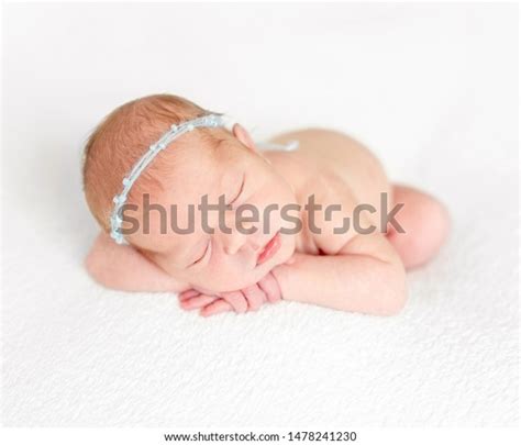 Naked Innocent Baby Laying On Fabric Stock Photo 1478241230 Shutterstock