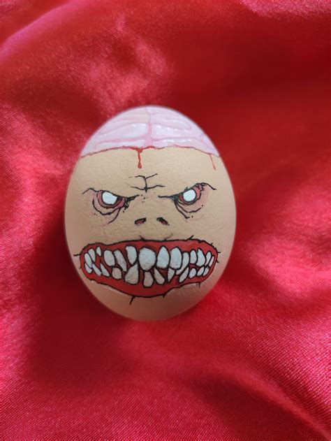 Zombie Easter Egg Painted By Me Rpics