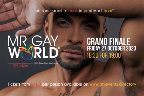 Mr Gay World Opportunity FootNotes Media
