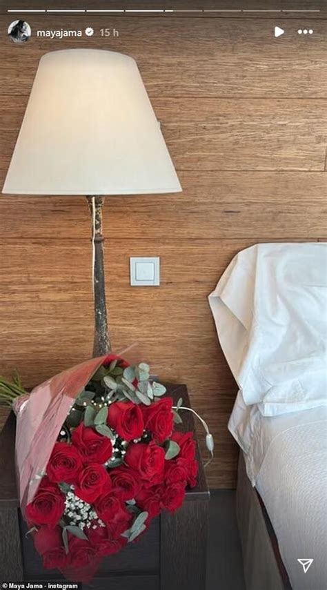 Maya Jama Sizzles In A Green Bikini As She Receives Huge Bouquet Of