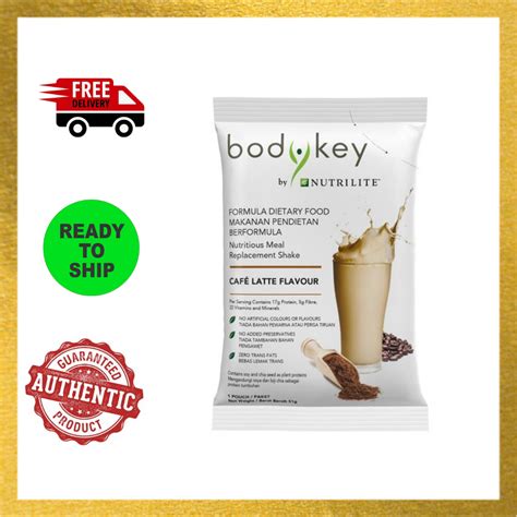 Bodykey By Nutrilite Meal Replacement Shake Caf Latte Berry