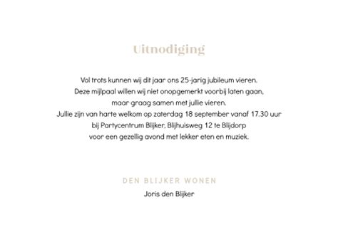 Moderne Zakelijke Uitnodiging Jarig Jubileum Met Vakken En Foto