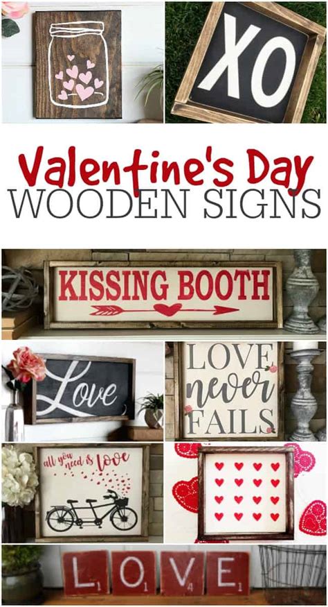 Valentine S Day Wooden Signs