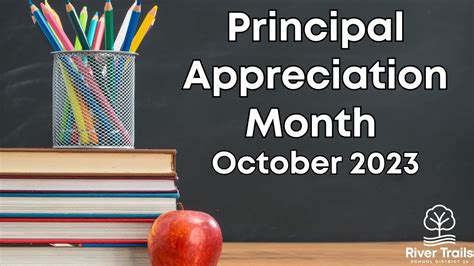 Principal Appreciation Month 2023 Youtube