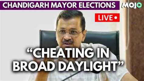 Arvind Kejriwal Live Chandigarh Mayoral Polls Aap S Big Allegation