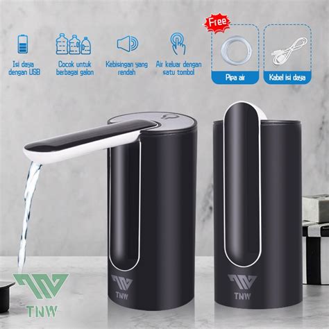 Jual Tnw Pompa Air Galon Elektrik Foldable Water Pump Botol Dispenser