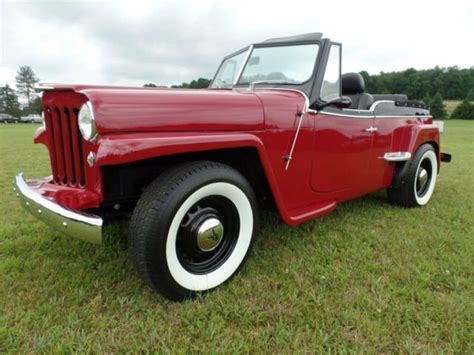 1950 Willys Jeepster Convertible 350 V8 Rag Top Jeep Classic Willys