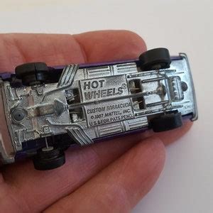 Vintage Original Redlines Hot Wheels By Mattel Spectraflame Purple Custom Barracuda White