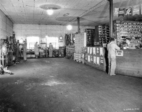 Repair Department Of International Harvester Dealership Photograph