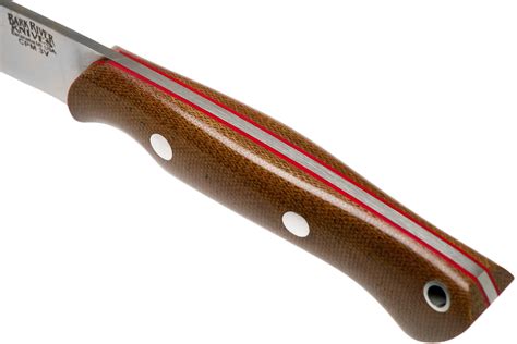 Bark River Featherweight Fox River Cpm 3v Natural Canvas Red Liner