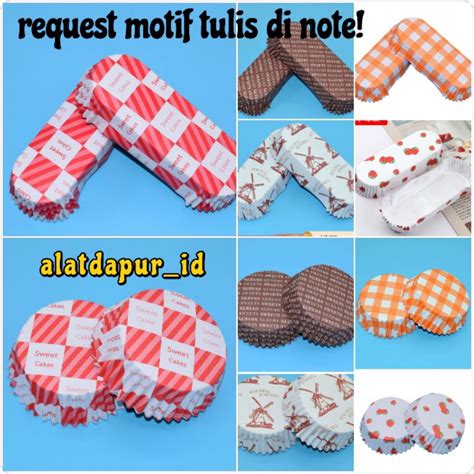 Jual Paper Cup Roti 200pcs Paper Cup Case Roti Kertas Roti Shopee