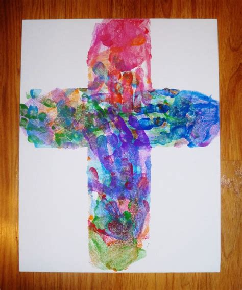 Handprint Cross Art Projects