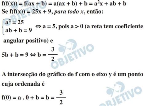 O Gr Fico De Uma Fun O Polinomial Do Grau Famerp Estuda