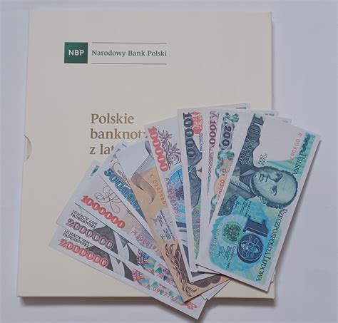 Zestaw NBP Polskie Banknoty Obiegowe 1975 1996 12541515453