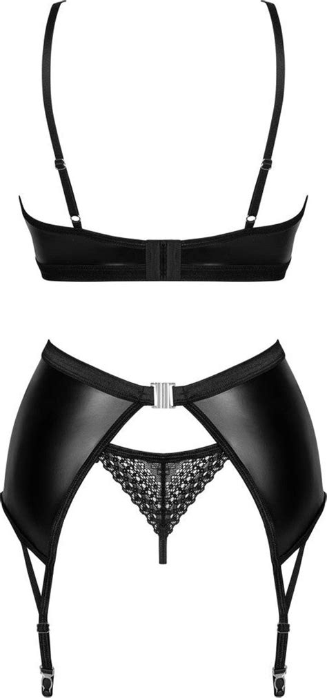 OBSESSIVE SETS Obsessive Norides Three Pieces Set Xs S Lingerie Set BDSM Bol