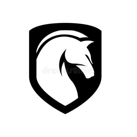 Cheval Noir De Logo Stock Illustrations Vecteurs Clipart 24 422