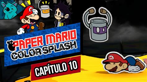 ☠️ ¡el Contaminante Charco De Colorante Oscuro ⚫ Paper Mario Color Splash Youtube