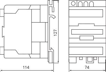 Контактор КМН-46512 65А 400В/АС3 1НО/1НЗ TDM