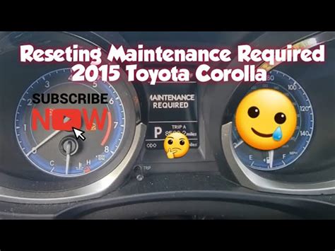 Toyota Corolla Maintenance Required Light Turn Off Shelly Lighting