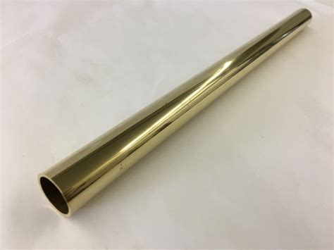 Brassfinders Polished Brass Round Tubing 34 Inch Od