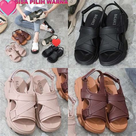 Jual Sandal Gunung Ryder Platform Gladiator Jelly Balance Shopee