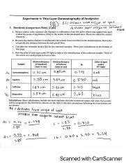 Analyzing Analgesics Thin Layer Chromatography Experiment Course Hero