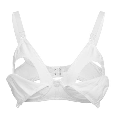 Tebru Tebru Cotton Bra Nursing Bra Cotton Front Open Maternity