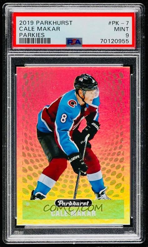 Cale Makar Rookie MINT 9 Graded Colorado Avalanche - Etsy