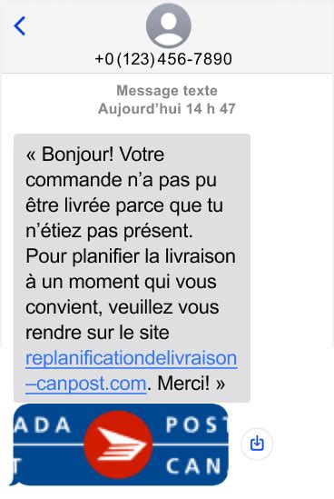 Reconna Tre Les Courriels Et Messages Textes Frauduleux Postes Canada