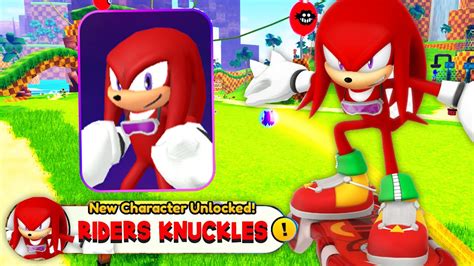 How To Unlock Riders Knuckles Character In Sonic Speed Simulator