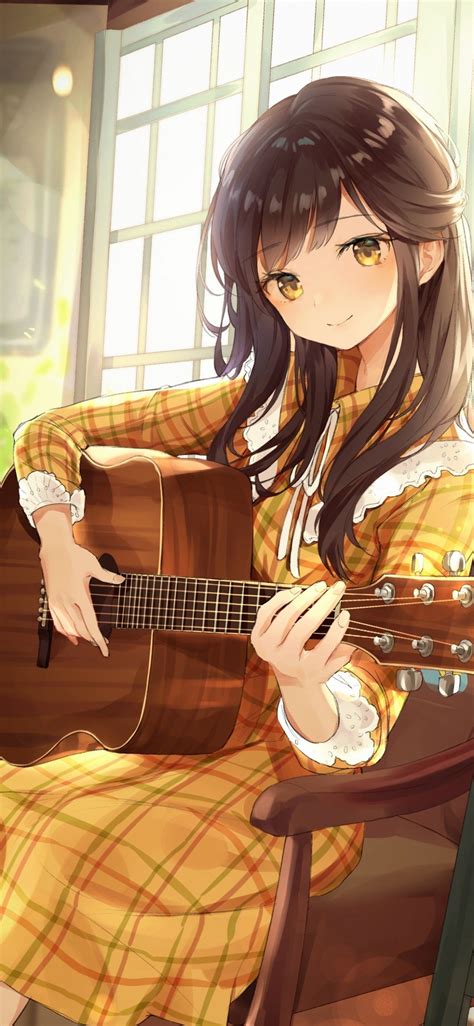 Acoustic Guitar Anime Wallpapers Wallpaper Cave