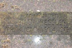 William McKinley Billy Kessler Jr 1950 1973 Find A Grave Memorial