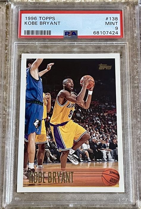 All Prices Lowered 1996 Topps Kobe Bryant Rookie Card RC PSA 9 Mint