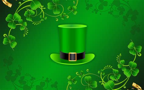 Saint Patrick's Day leprechaun hat background 4K wallpaper download