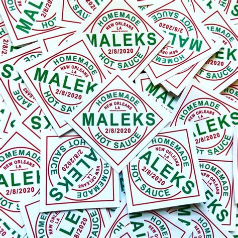 Personalized Hot Sauce Labels For Hot Sauce Or Spice Bottle Etsy